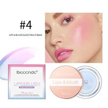 ibcccndc 變色腮紅奶油,1入組保濕持久腮紅適合女士 - 無色 - 查看 2