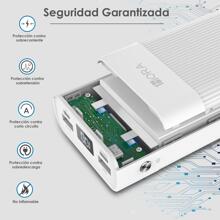 1Hour Power Bank 20000 Mah Portable Battery Power Bank LED DIGITAL Screen Universal Powerbanks - 白色 - 查看 4
