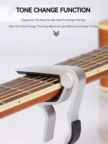 Hợp kim nhôm Guitar Capo Phụ kiện Guitar Khóa kẹp thay đổi nhanh Acoustic Classic Tone Điều chỉnh Phụ tùng Guitar Guitar, Phụ kiện Guitar, Guitar Capo, Capo Acoustic Electric, Vỏ bọc Guitar, Miếng gảy đàn Guitar cho nam, Guitar Silver, Hiệu ứng Guitar, Shark Guitar Capo - Bạc - Xem 3