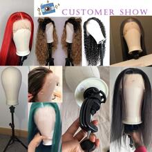 22 Inch Wig Head/ Stand Tripod With Head,Canvas ,Mannequin Head For Wigs,Manikin Head Block Set, Making Display With Wig Caps,70 T &C Pins Set,2 Combs,2 Wig Stand,Mni Tripod,5 Hair Clips - Black - View 9