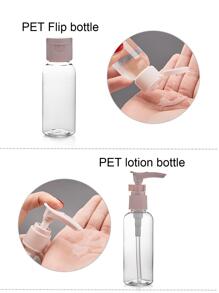 Travel Refillable Bottle Set Spray Lotion Shampoo Shower Gel Tube Bottling Cosmetic Empty Liquid Container Portable Tool Refill Travel Essentials Travel Organizer For Beach Summer Vacation Back To School School Supplies Holiday Camping Holiday Essentials Accessories Mini Perfume For Women Perfume For Men Perfume Travel Accessories Travel Must Haves School Accessories Stuff Back To School Supplies - Multicolor - View 4