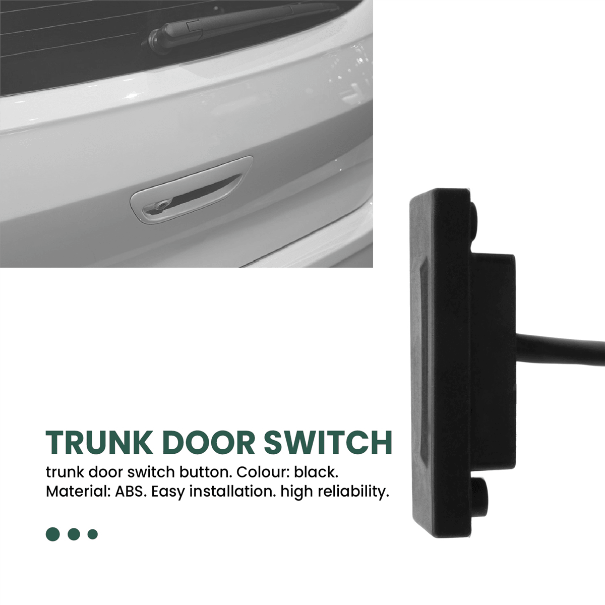 Hatchback Trunk Door Switch Button Handle for 2013 2021 I10