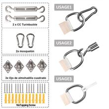 遮陽帆,防水花園庇護所95%阻擋紫外線日光保護遮陽篷,用於露台花園庭院後院露營泳池 - 米色 - 查看 6
