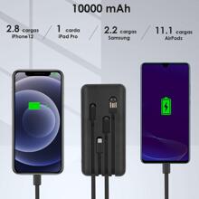 1Hour Portable Portable Battery Charger 4 In 1 Power Bank 10000 Mah - Black - View 3