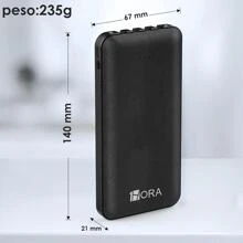 1Hour Portable Portable Battery Charger 4 In 1 Power Bank 10000 Mah - Black - View 7
