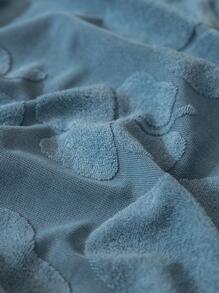 1pc Clover Jacquard Elastic Sofa Cover Suitable For All Seasons - Blue - View 4