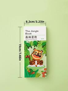 孩子們的水彩繪畫,&填色本-20的森林冒險帶2畫筆 - 彩色 - 查看 4