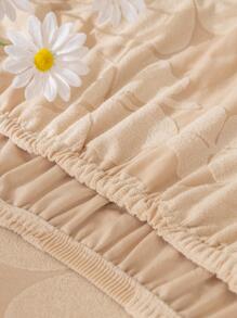 1 Cỏ Bốn Lá Dạ Nỉ Co Giãn Ghế Sofa Thích Hợp Cho Tất Cả Các Mùa - Màu be - Xem 5