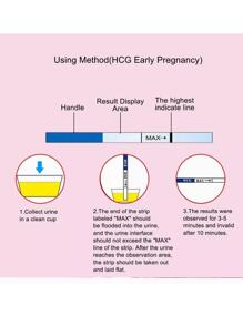 10 Pruebas De Ovulacion Alta Sensibilidad 99% - Rosa - Ver 6