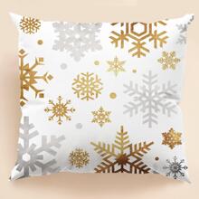 قطعة واحدة نمط ندفة الثلج غطاء وسادة بدون وسادة