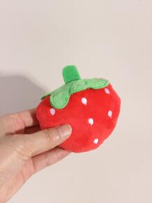 1 件逼真的草莓毛绒玩具，带 BB 装置，可爱发声宠物玩具，颜色随机，适合宠物日常使用 - 猫玩具，狗玩具，适合猫妈妈，狗妈妈，猫爱好者，狗爱好者，最佳猫妈妈，最佳狗妈妈 - 彩色 - 查看 7