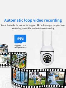 1pc ABS Surveillance Camera, Modern White Security Surveillance Camera For Home - White - View 9