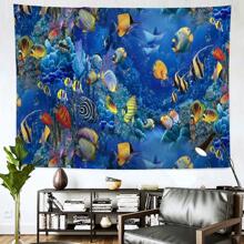 1pc Fish Pattern Tapestry - Multicolor - View 7