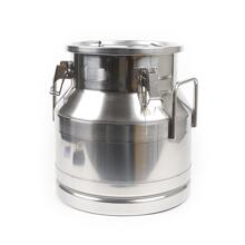 Stainless Steel Milk Storage Container Ghee Pot 20 L Silver with Sealed Lid - Silver - View 1