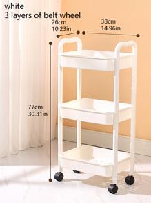 1入組多層浴室儲物架 - 青碧色 - 查看 9