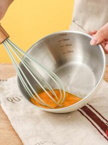 1 件不锈钢沙拉碗学校用品、圣诞礼物 - 白色 - 查看 4