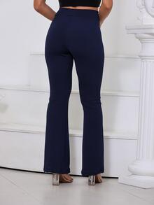 Women Pants - 藏蓝色 - 查看 2