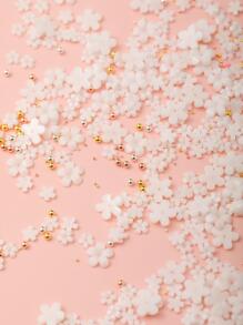 3D Flower Design Nail Art Decoration, 1pack Snowflakes Nail Art Sequin Manicure Accessories DIY Nail Charms Nail Gems Nail Supplies