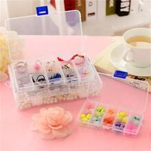 1pc Multi-grid Transparent Jewelry Storage Box - Clear - View 6