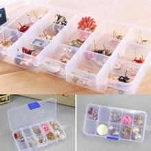 1pc Multi-grid Transparent Jewelry Storage Box - Clear - View 4