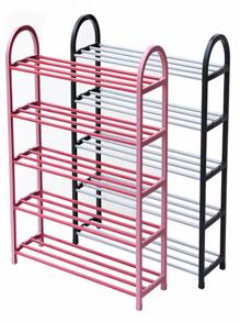 SHOE RACK 5 Tiers Multipurpose 10 Pairs Portable Shoe Organizer GALERIADDD New Good Quality From 2025 - Multicolor - View 2