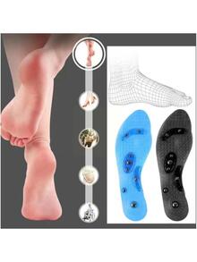 透明透氣運動&休閒鞋墊適合男士和女性鞋 - 黑色 - 查看 4