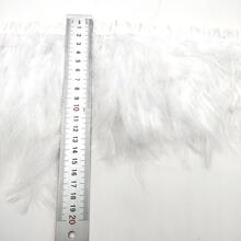 1pc White Feather Clothing Accessory Decoration - White - View 1