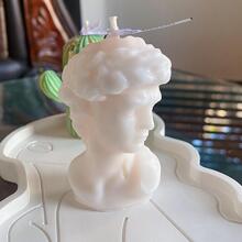 1 个图形设计蜡烛模具 - 白色 - 查看 4