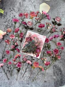 40入組花朵圖案貼紙 - 彩色 - 查看 6