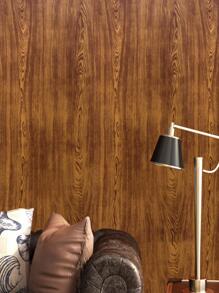 1 Cuộn Gỗ Mẫu Tự dính PVC Hình nền Không thấm nước & Chống ẩm Có thể tháo rời Hình dán Đối với Phòng ngủ , Phòng khách , Quán cà phê , Khách sạn , Sách Cửa hàng , Tủ , Bối cảnh Tường Cải tạo Đồ trang trí - Cà phê nâu - Xem 4