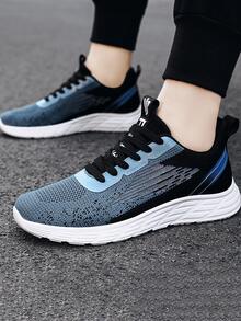 Hombres con estampado Zapatillas deportivas , deportivo de tela Zapatos de atletismo para exterior - Multicolor - Ver 4