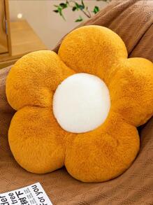 1pc Cute Flower Shaped Pillow - Multicolor - View 5