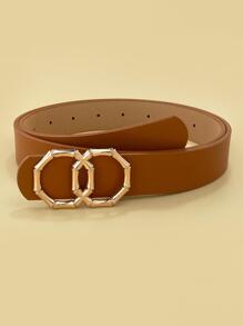 Thắt lưng khóa đôi - màu nâu - Xem 2