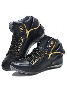 Women Fashion Boots - 黑色 - 查看 4