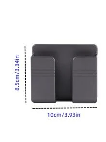 Caja de almacenamiento de control remoto gris - Gris - Ver 7