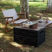 1 pieza Caja de almacenamiento multifuncional portátil al aire libre plegable camping