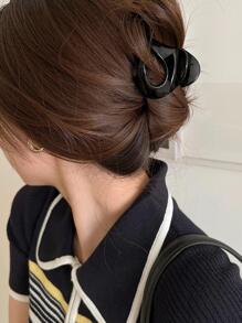 5 件装女士简约果冻色轻质塑料发夹，时尚百搭，优雅时尚，发髻造型，适合日常户外活动，洗脸、沐浴、化妆时固定头发，可作为发饰搭配衣服。休闲发夹发夹发夹发夹接发夹，爪夹秋冬度假装女士 - 彩色 - 查看 4