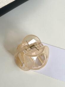 5 件装女士简约果冻色轻质塑料发夹，时尚百搭，优雅时尚，发髻造型，适合日常户外活动，洗脸、沐浴、化妆时固定头发，可作为发饰搭配衣服。休闲发夹发夹发夹发夹接发夹，爪夹秋冬度假装女士 - 彩色 - 查看 11