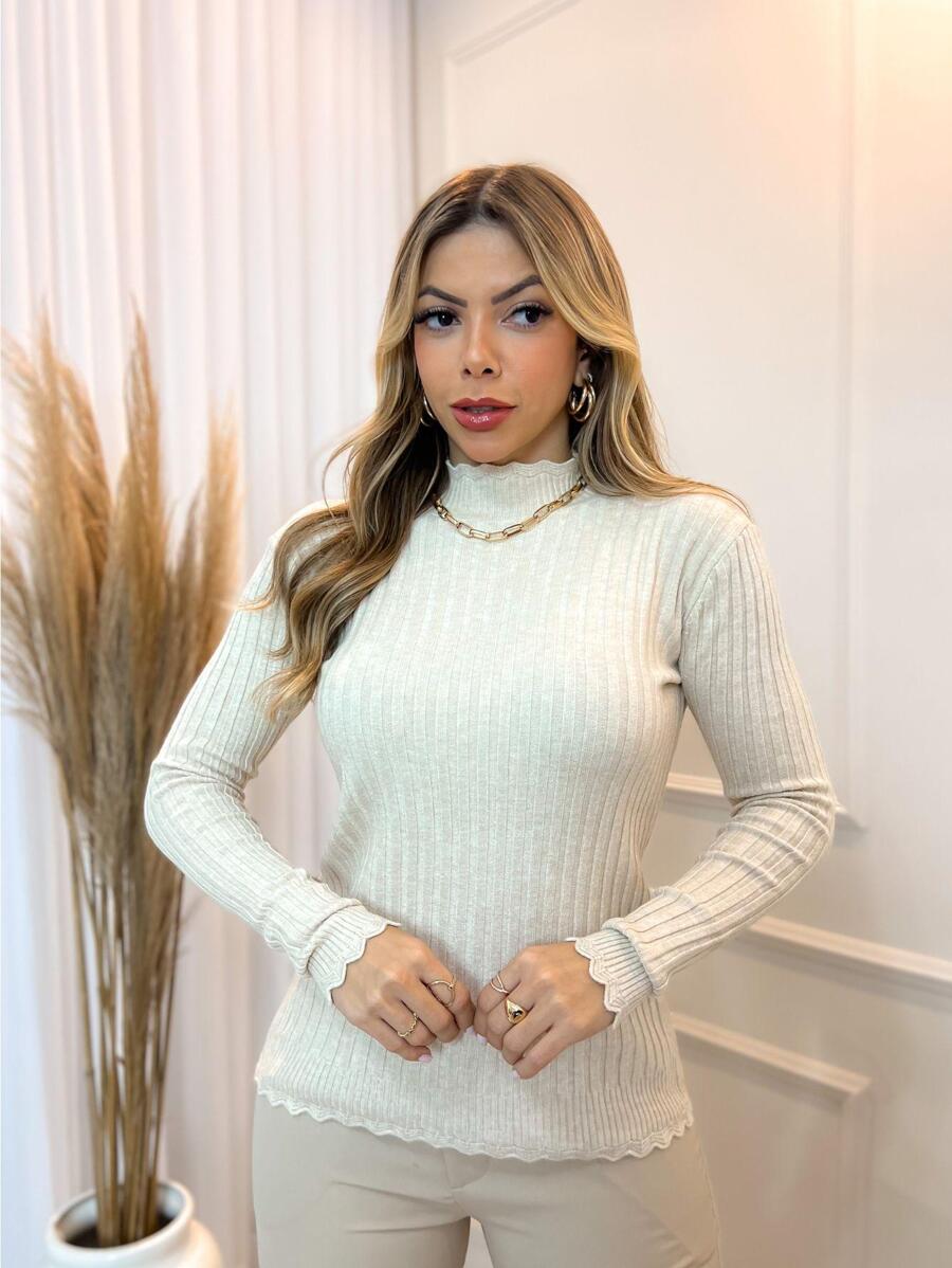 Women Sweatshirts - 米色 - 查看 1