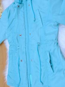 Girls Coats - 淺藍色 - 查看 4