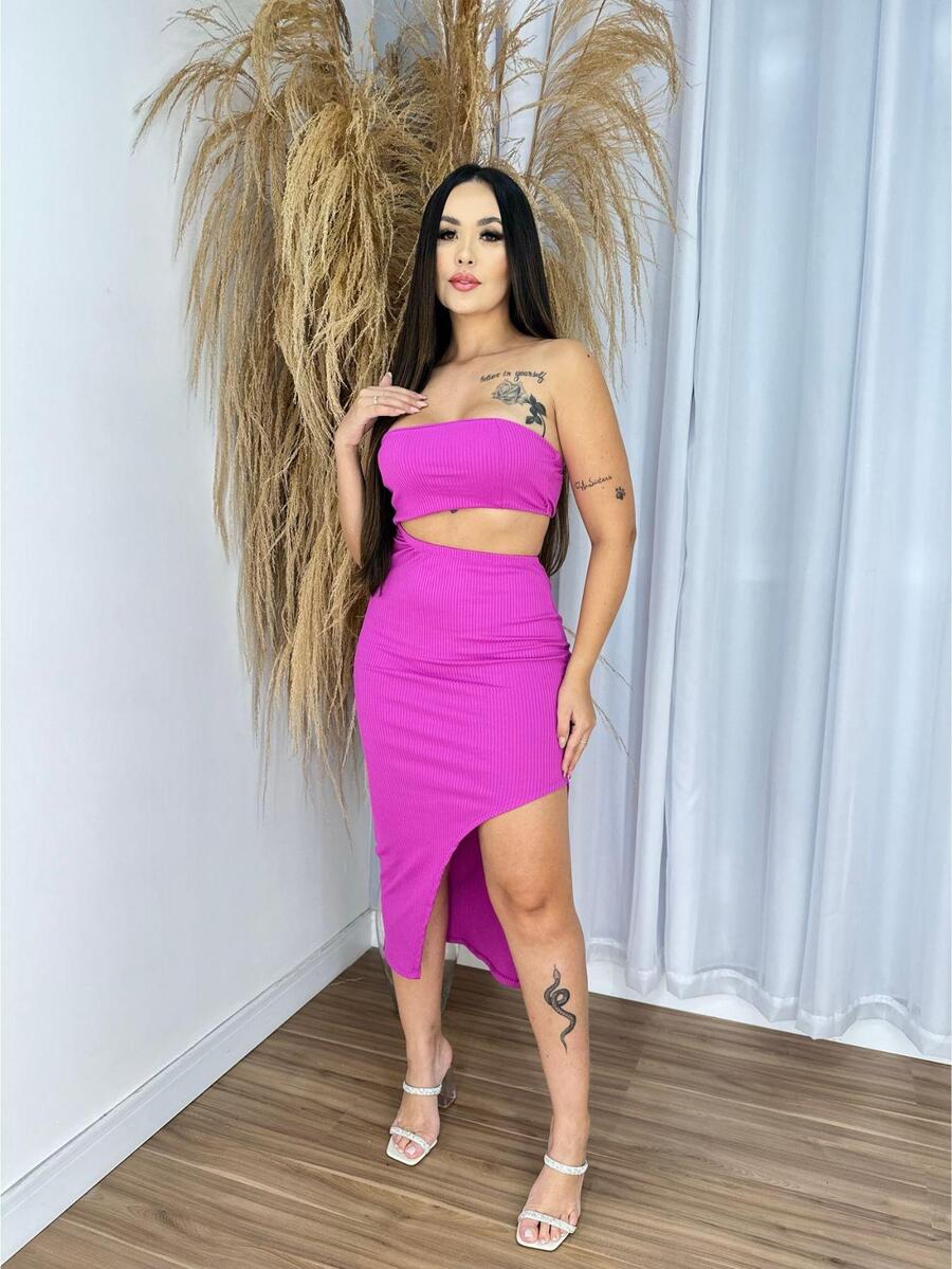 Women Dresses - Màu Hoa hồng đỏ - Xem 1