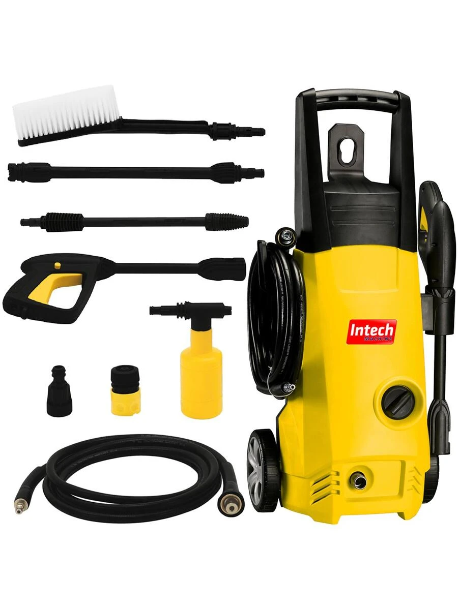 Lavadora Alta Pressão 1.740 Libras Montana Intech Machine 127V - Amarelo - Visão 1