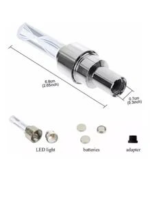 2 Bicycle Lights. Tire Plug / 7 Colors - Multicolor - View 2