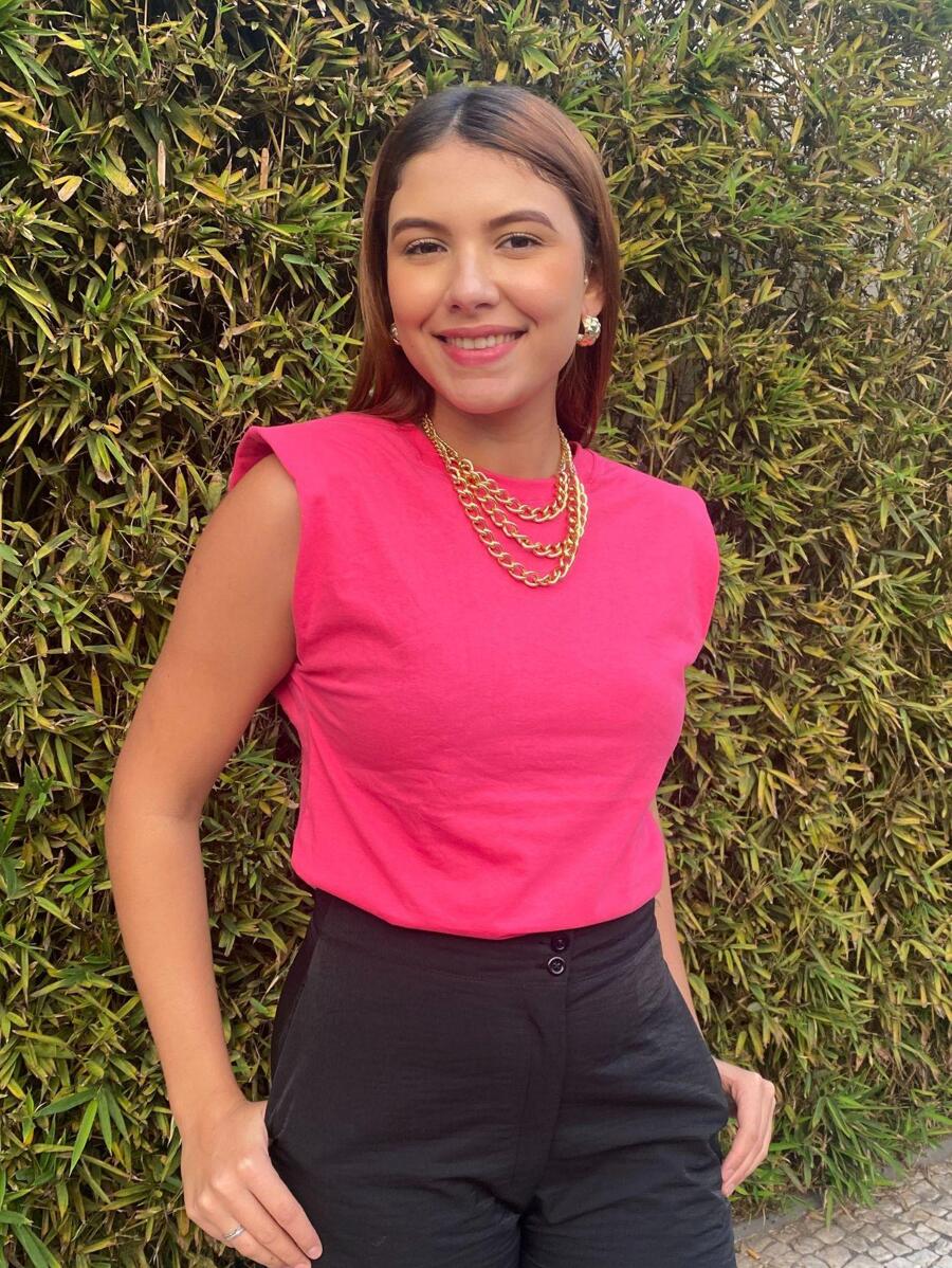 Women T-Shirts - Hot Pink - View 1