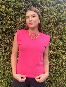 Women T-Shirts - Hot Pink - View 3