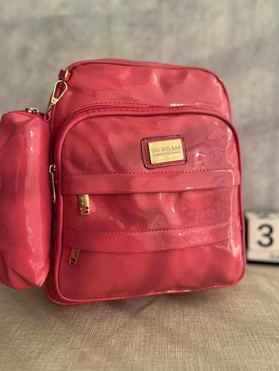 Women Fashion Backpacks - Màu Hoa hồng đỏ - Xem 1