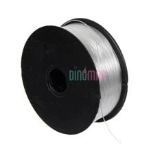 Rollo de hilo nylon transparente con 100 metros. - transparente - Ver 2