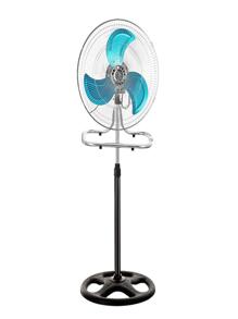 Ventilador 3 En 1 Con 3 Aspas Color Plateado 18 De Diámetro - Negro - Ver 1
