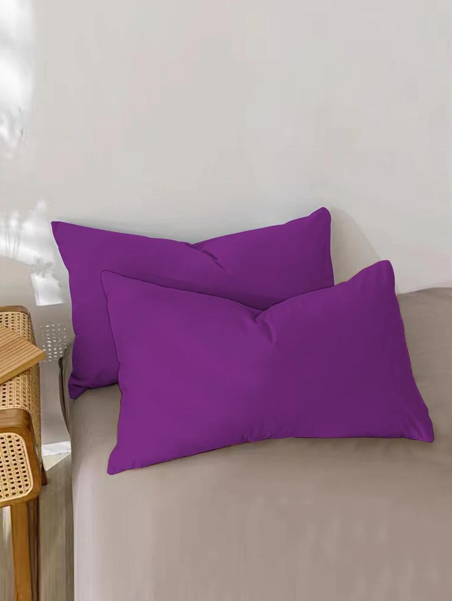 2入組紫色枕套 - 紫色 - 查看 1