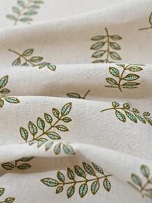 1 Họa Tiết Lá Tua Rua Trang Trí Khăn Trải Bàn, Polyester Hiện Đại Trang Trí Bàn Cho Gia Đình - Màu be - Xem 4